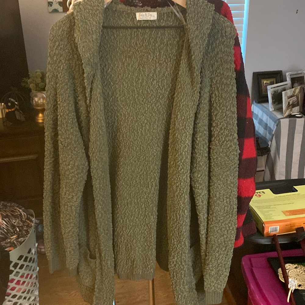 Jolie & Joy Hooded Cardigan